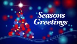 'Seasons Greetings' company Christmas e card from Katie's Cards